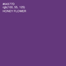 #64377D - Honey Flower Color Image