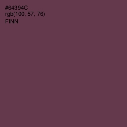 #64394C - Finn Color Image