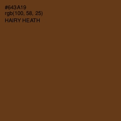 #643A19 - Hairy Heath Color Image