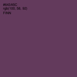 #643A5C - Finn Color Image