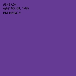 #643A94 - Eminence Color Image