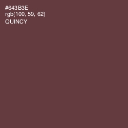 #643B3E - Quincy Color Image