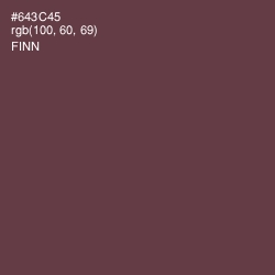 #643C45 - Finn Color Image