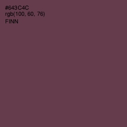 #643C4C - Finn Color Image