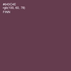 #643C4E - Finn Color Image