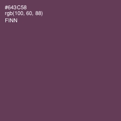 #643C58 - Finn Color Image