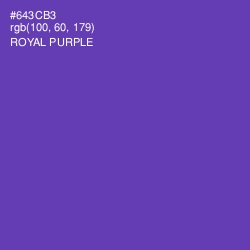 #643CB3 - Royal Purple Color Image
