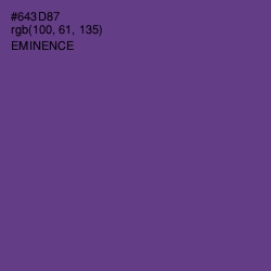 #643D87 - Eminence Color Image