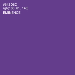 #643D8C - Eminence Color Image
