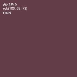 #643F49 - Finn Color Image