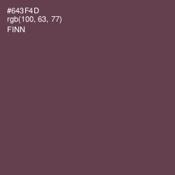 #643F4D - Finn Color Image