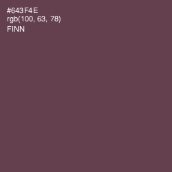 #643F4E - Finn Color Image