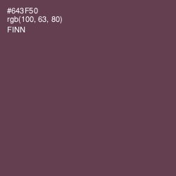 #643F50 - Finn Color Image