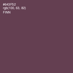 #643F52 - Finn Color Image