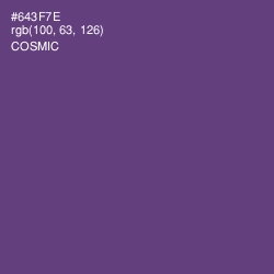 #643F7E - Cosmic Color Image