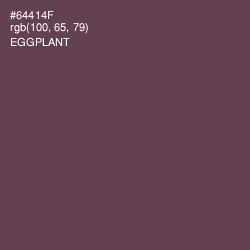 #64414F - Eggplant Color Image