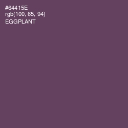 #64415E - Eggplant Color Image