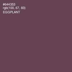 #644353 - Eggplant Color Image