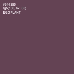 #644355 - Eggplant Color Image