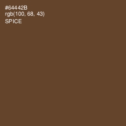 #64442B - Spice Color Image