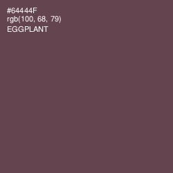 #64444F - Eggplant Color Image