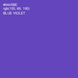 #6445BE - Blue Violet Color Image