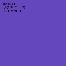 #6446BD - Blue Violet Color Image