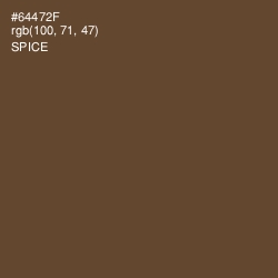 #64472F - Spice Color Image