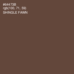#64473B - Shingle Fawn Color Image