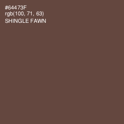 #64473F - Shingle Fawn Color Image