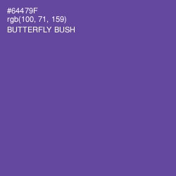 #64479F - Butterfly Bush Color Image