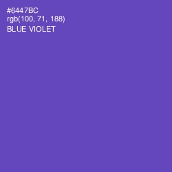 #6447BC - Blue Violet Color Image