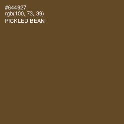 #644927 - Pickled Bean Color Image