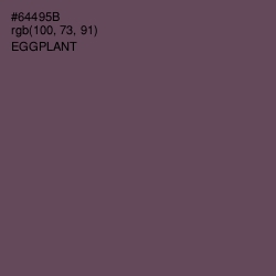 #64495B - Eggplant Color Image