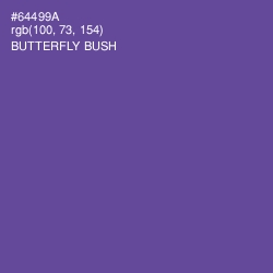 #64499A - Butterfly Bush Color Image
