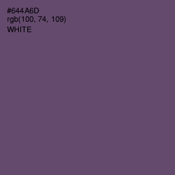 #644A6D - Smoky Color Image