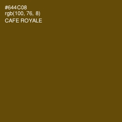 #644C08 - Cafe Royale Color Image