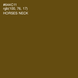 #644C11 - Horses Neck Color Image