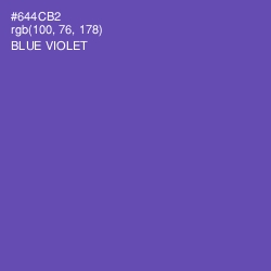 #644CB2 - Blue Violet Color Image