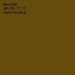 #644D0B - Cafe Royale Color Image