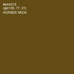 #644D15 - Horses Neck Color Image