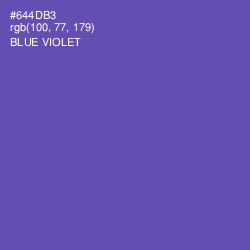 #644DB3 - Blue Violet Color Image