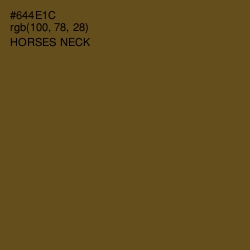 #644E1C - Horses Neck Color Image