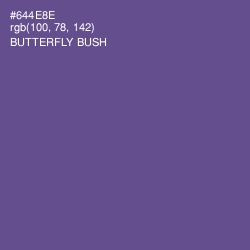 #644E8E - Butterfly Bush Color Image