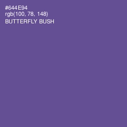 #644E94 - Butterfly Bush Color Image