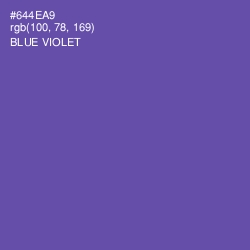 #644EA9 - Blue Violet Color Image