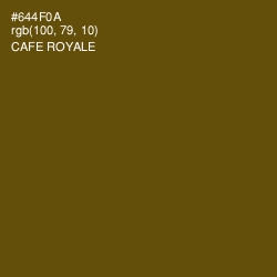 #644F0A - Cafe Royale Color Image