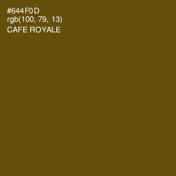 #644F0D - Cafe Royale Color Image