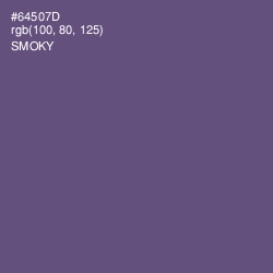 #64507D - Smoky Color Image
