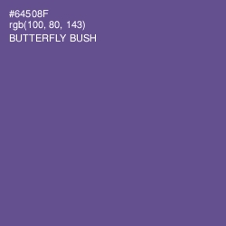 #64508F - Butterfly Bush Color Image